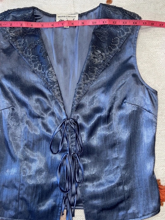 NEW Free People X Brenda Knight Satin and Lace Maxi Skirt & Vest Set XS - Picture 10 of 16